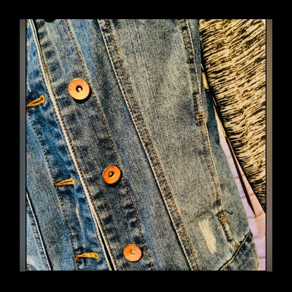 CI SONO - DENIM/SWEAT JACKET - Picture 4 of 4
